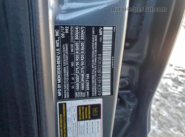 4JGDF6EE6JB024084 2018 MERCEDES-BENZ GLS Gray 
