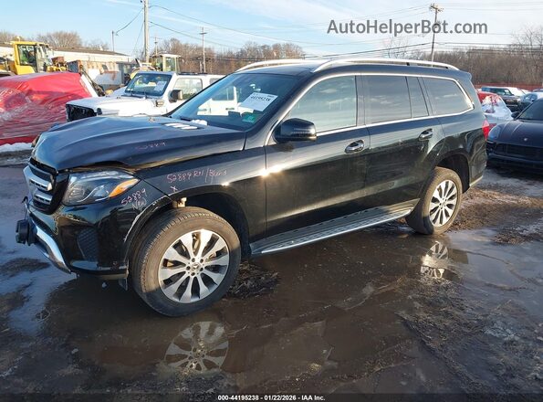 4JGDF6EE7KB212405 2019 MERCEDES-BENZ GLS 450 Черный Передняя левая четверть