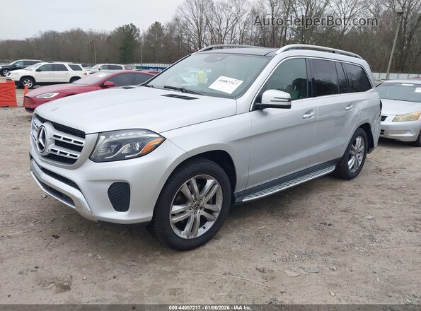 4JGDF6EE7KB238650 2019 MERCEDES-BENZ GLS 450 Silver Przód lewy
