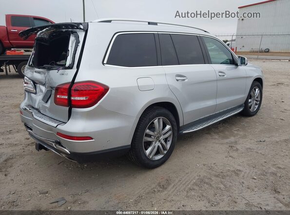 4JGDF6EE7KB238650 2019 MERCEDES-BENZ GLS 450 Silver Tył prawy