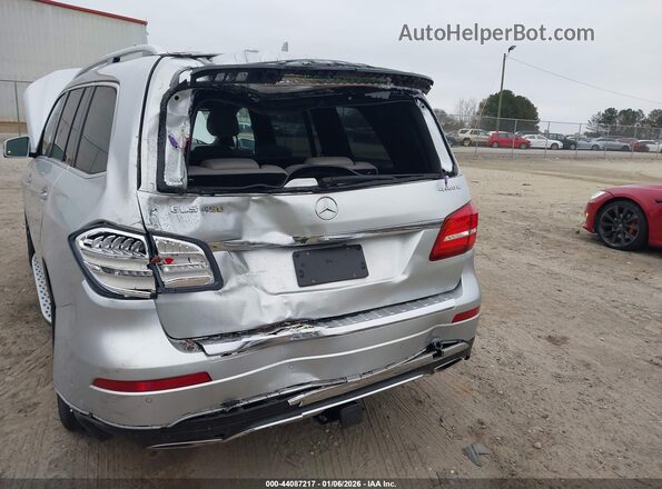 4JGDF6EE7KB238650 2019 MERCEDES-BENZ GLS 450 Silver Widok z przodu