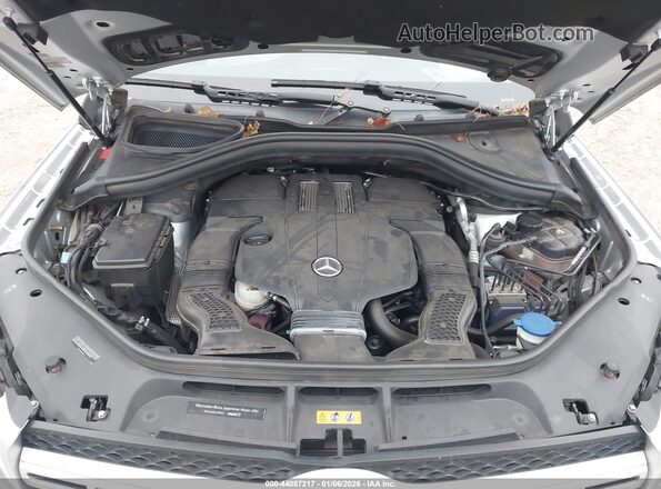 4JGDF6EE7KB238650 2019 MERCEDES-BENZ GLS 450 Silver Widok z tyłu