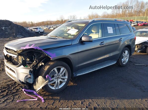 4JGDF6EE8JB049133 2018 MERCEDES-BENZ GLS 450 Gray Przód lewy