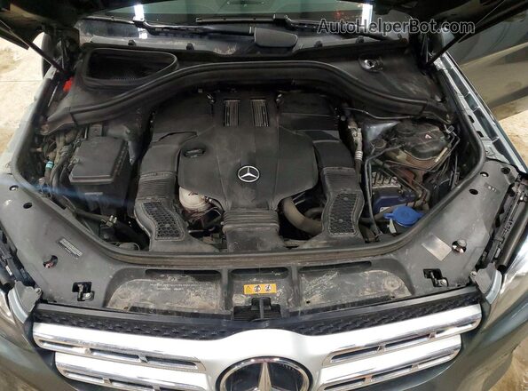 4JGDF6EE8JB173256 2018 MERCEDES-BENZ GLS Gray Vista del compartimento del motor