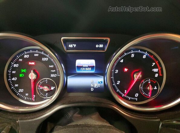 4JGDF6EE8JB173256 2018 MERCEDES-BENZ GLS Gray Vista del cuadro de instrumentos