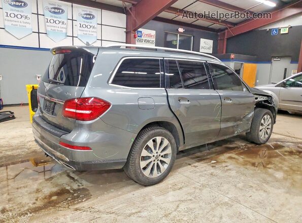 4JGDF6EE8JB173256 2018 MERCEDES-BENZ GLS Gray Trasero derecho