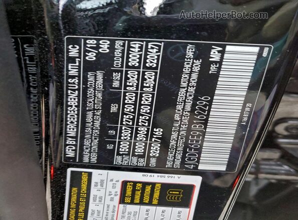4JGDF6EE9JB162296 2018 MERCEDES-BENZ GLS Black 