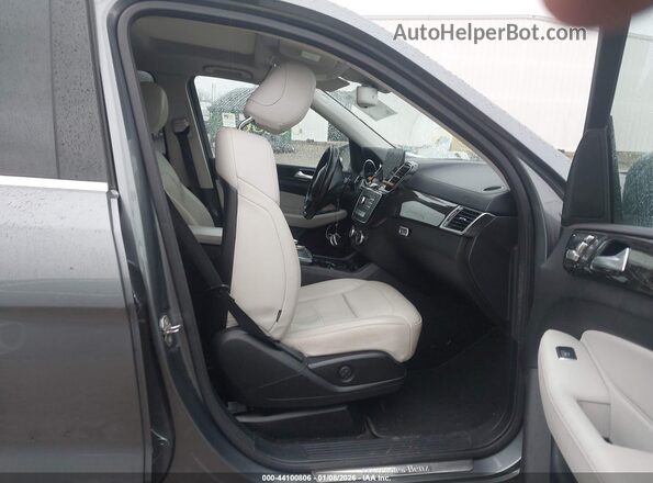 4JGDF6EE9KB183215 2019 MERCEDES-BENZ GLS 450 Gray Widok wnętrza z przodu