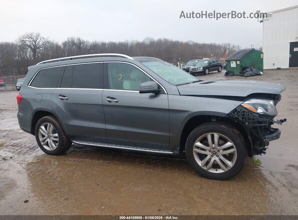 4JGDF6EE9KB183215 2019 MERCEDES-BENZ GLS 450 Gray Widok wnętrza z tyłu