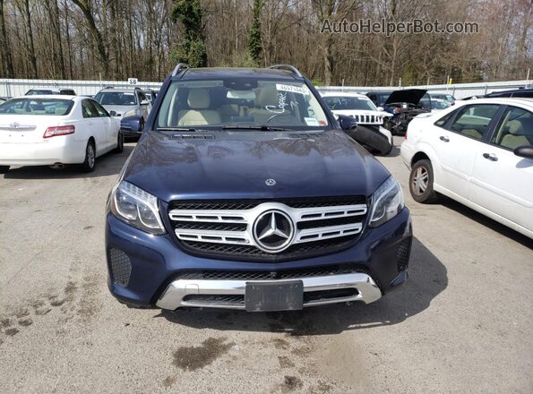 4JGDF6EE9KB237449 2019 MERCEDES-BENZ GLS Синий Вид спереди
