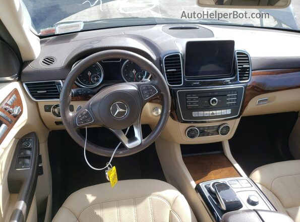 4JGDF6EE9KB237449 2019 MERCEDES-BENZ GLS Синий Вид панели приборов