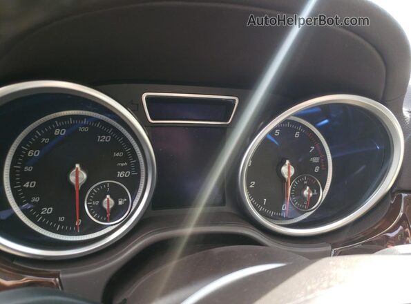 4JGDF6EE9KB237449 2019 MERCEDES-BENZ GLS Синий Вид щитка приборов