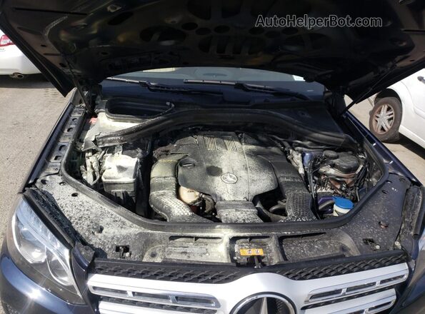 4JGDF6EE9KB237449 2019 MERCEDES-BENZ GLS Синий Вид подкапотного пространства