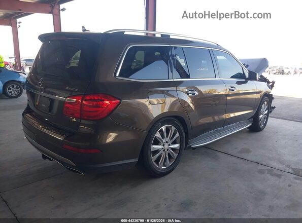4JGDF6EEXGA622242 2016 MERCEDES-BENZ GL 450 Brown უკანა მარჯვენა