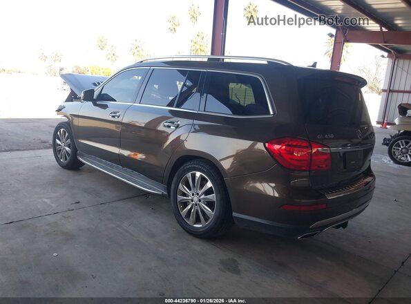 4JGDF6EEXGA622242 2016 MERCEDES-BENZ GL 450 Brown უკანა მარცხენა