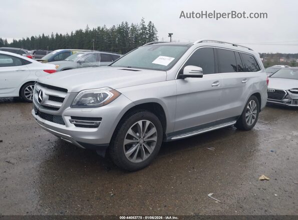 4JGDF6EEXGA679430 2016 MERCEDES-BENZ GL 450 Серебряный Передняя левая четверть