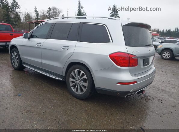 4JGDF6EEXGA679430 2016 MERCEDES-BENZ GL 450 Серебряный Задняя левая четверть