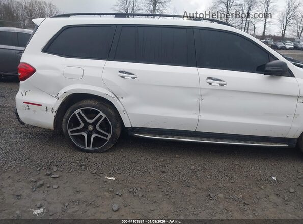 4JGDF7DE0HA778427 2017 MERCEDES-BENZ GLS 550 White Widok z przodu
