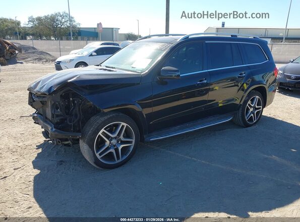 4JGDF7DE1HA861400 2017 MERCEDES-BENZ GLS 550 Black Առջևի ձախ երեք քառորդ տեսարան