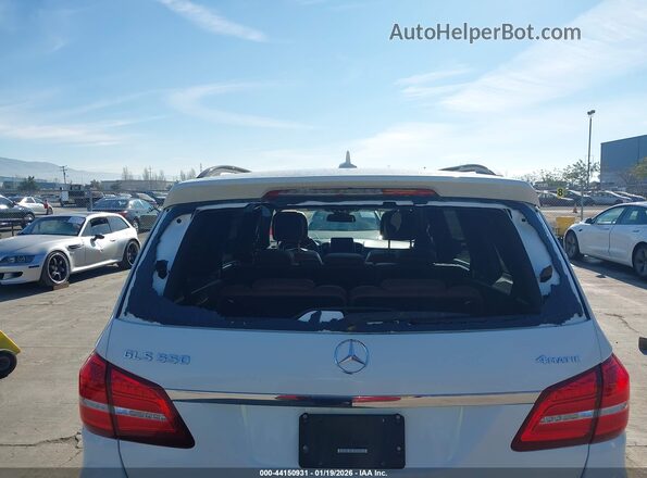 4JGDF7DE2JA999310 2018 MERCEDES-BENZ GLS 550 White Widok z przodu