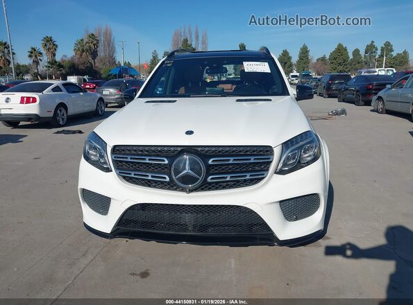 4JGDF7DE2JA999310 2018 MERCEDES-BENZ GLS 550 White Widok zestawu wskaźników