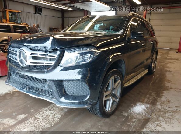 4JGDF7DE3JB002972 2018 MERCEDES-BENZ GLS 550 Черный Передняя левая четверть