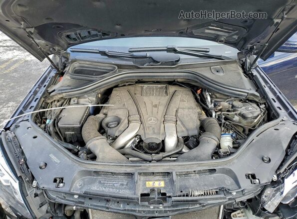 4JGDF7DE6JB054810 2018 MERCEDES-BENZ GLS Blue Vista del compartimento del motor