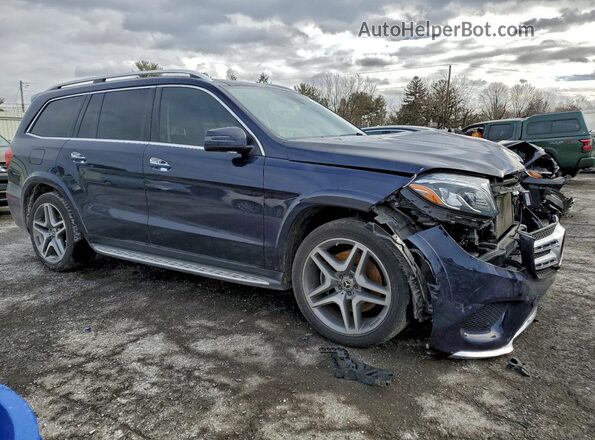 4JGDF7DE6JB054810 2018 MERCEDES-BENZ GLS Blue Delantero derecho