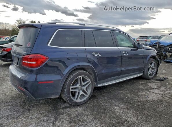 4JGDF7DE6JB054810 2018 MERCEDES-BENZ GLS Blue Trasero derecho