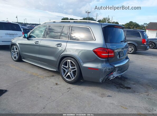 4JGDF7DE6JB055553 2018 MERCEDES-BENZ GLS 550 Gray Rear left