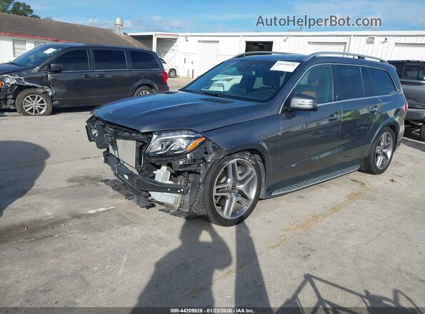 4JGDF7DE6JB055553 2018 MERCEDES-BENZ GLS 550 Gray Front left