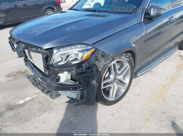 4JGDF7DE6JB055553 2018 MERCEDES-BENZ GLS 550 Gray Front view