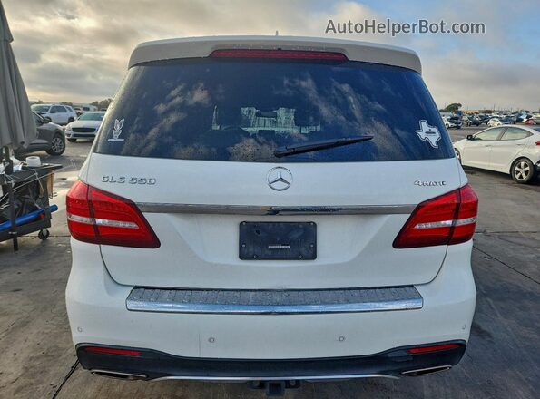 4JGDF7DE6KB188380 2019 MERCEDES-BENZ GLS White Вид ззаду