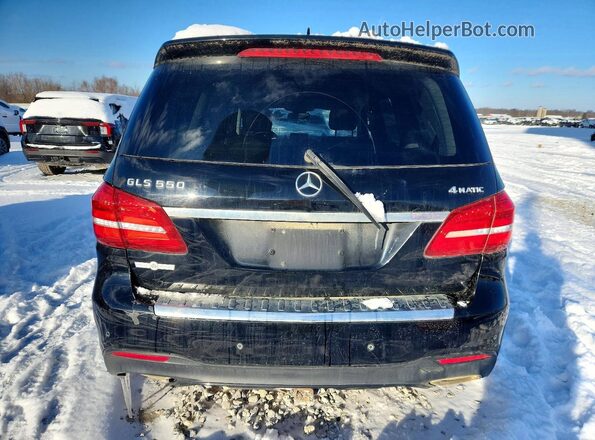 4JGDF7DE9HA753350 2017 MERCEDES-BENZ GLS Black უკანა ხედი