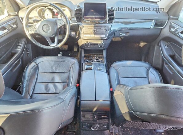 4JGDF7DE9HA753350 2017 MERCEDES-BENZ GLS Black წინა პანელის ხედი