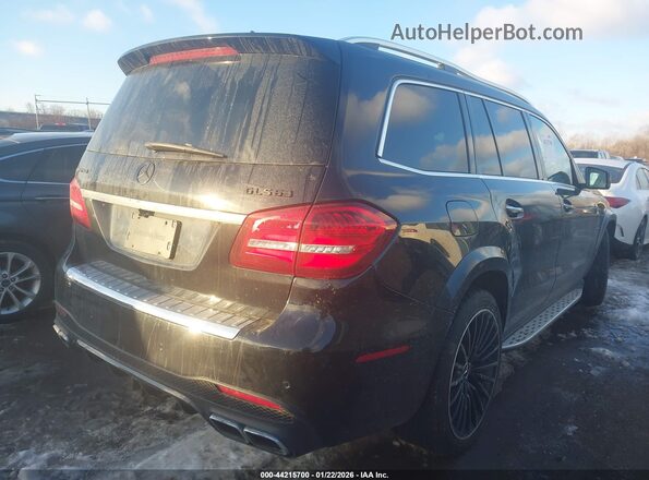 4JGDF7FEXJB003937 2018 MERCEDES-BENZ AMG GLS 63 Black Rear right