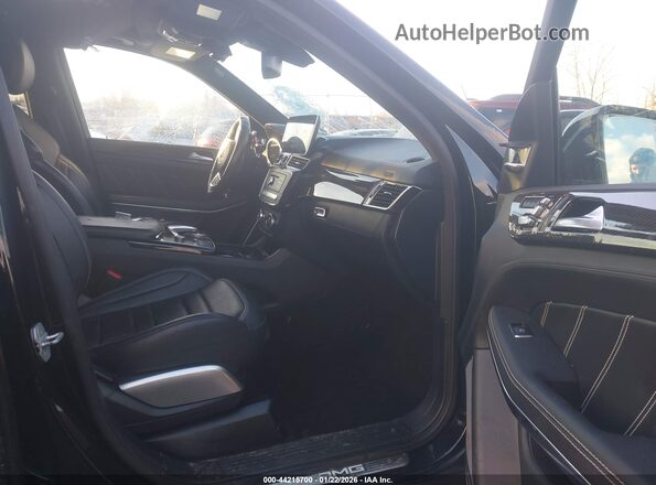 4JGDF7FEXJB003937 2018 MERCEDES-BENZ AMG GLS 63 Black Front interior view