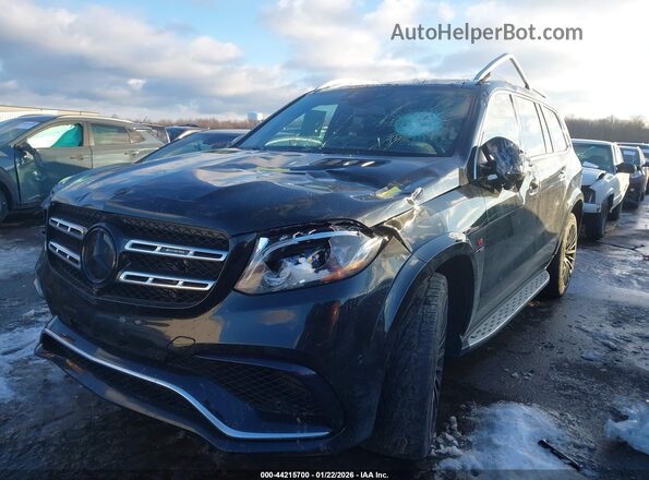 4JGDF7FEXJB003937 2018 MERCEDES-BENZ AMG GLS 63 Black Front view