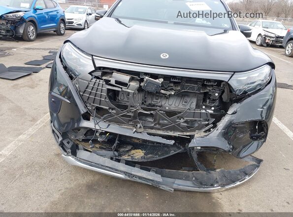 4JGDM2DB4PA010723 2023 MERCEDES-BENZ EQS 450+ SUV Black Widok z przodu