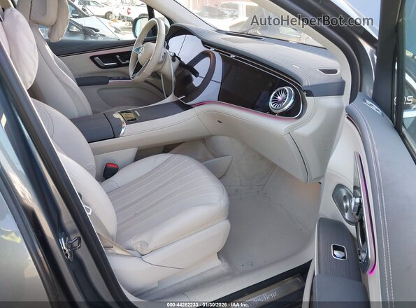 4JGDM4EB0PA028968 2023 MERCEDES-BENZ EQS 580 SUV Gray Front interior view