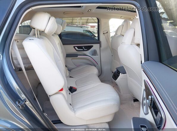 4JGDM4EB0PA028968 2023 MERCEDES-BENZ EQS 580 SUV Gray Rear seats view