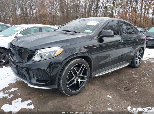 4JGED6EB0JA099207 2018 MERCEDES-BENZ AMG GLE 43 COUPE Черный Передняя левая четверть