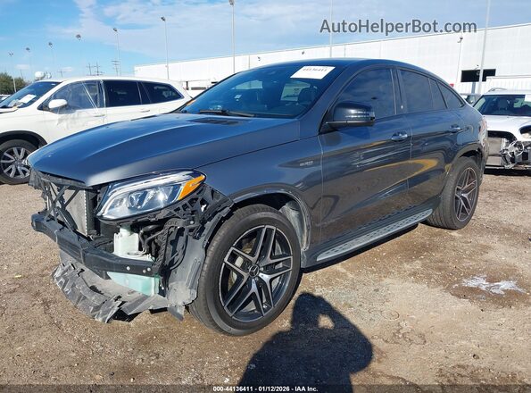 4JGED6EB4HA061165 2017 MERCEDES-BENZ AMG GLE 43 COUPE Gray Առջևի ձախ երեք քառորդ տեսարան