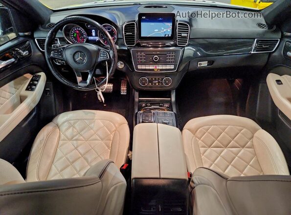 4JGED6EB6KA139288 2019 MERCEDES-BENZ GLE White Vista del salpicadero