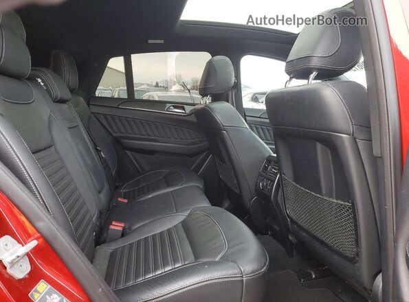 4JGED6EB7JA098300 2018 MERCEDES-BENZ GLE Burgundy Вид задньої частини салону
