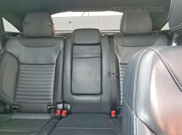 4JGED6EB7JA098300 2018 MERCEDES-BENZ GLE Burgundy Вид задніх сидінь
