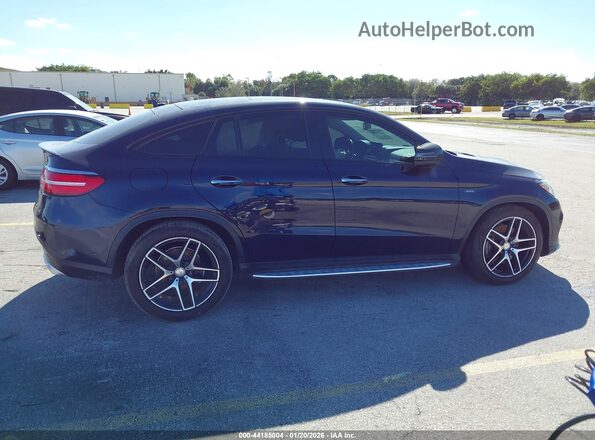 4JGED6EB8GA016129 2016 MERCEDES-BENZ GLE 450 AMG COUPE Blue ხელსაწყოთა პანელის ხედი