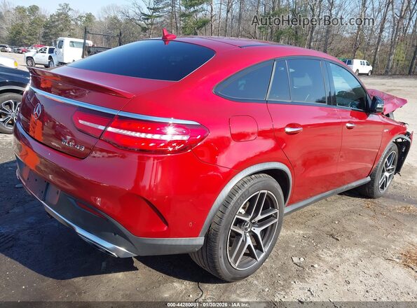 4JGED6EB8HA061475 2017 MERCEDES-BENZ AMG GLE 43 COUPE Red Rear right