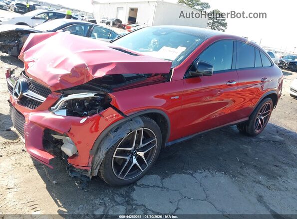4JGED6EB8HA061475 2017 MERCEDES-BENZ AMG GLE 43 COUPE Red Front left