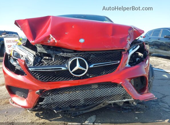4JGED6EB8HA061475 2017 MERCEDES-BENZ AMG GLE 43 COUPE Red Instrument cluster view